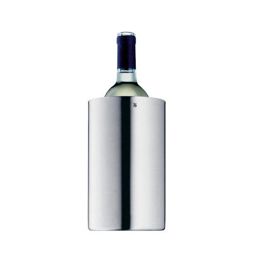 Accessoires à Vin - Une belle collection d'accessoires à vin WMF, comportant un refroidisseur à vin et un bouchon réutilisable.