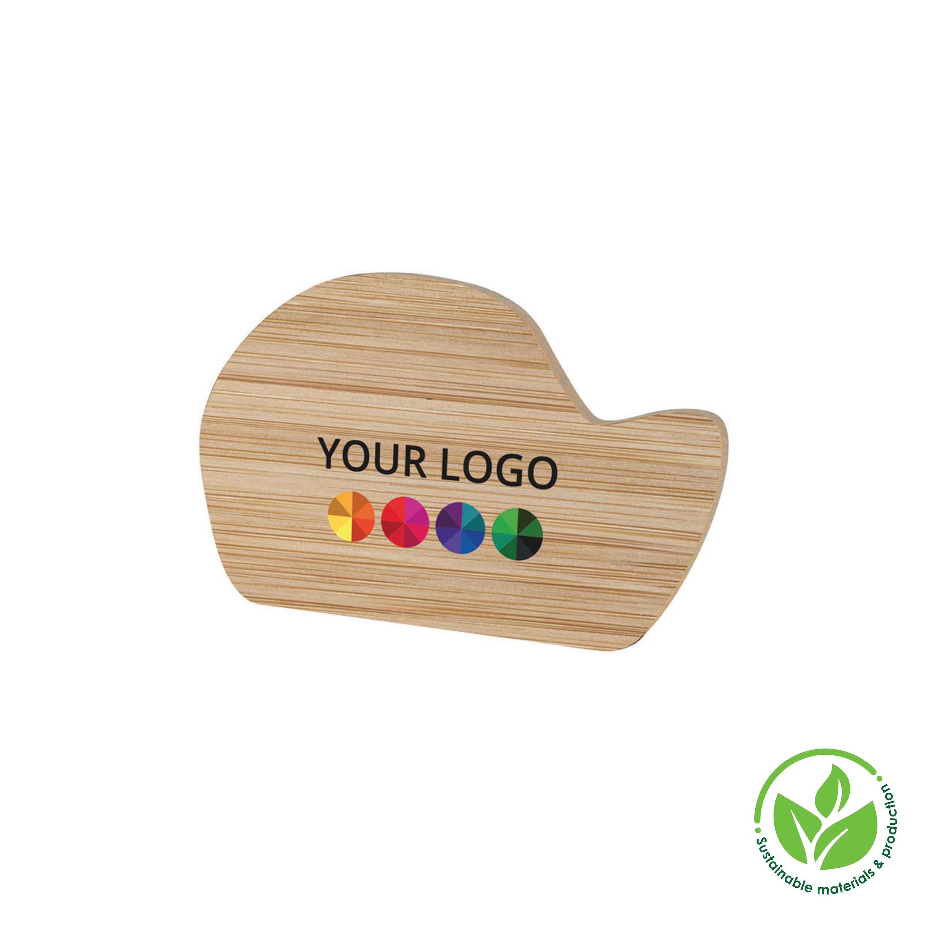 Badge Bamboo DYO (sur-mesure)