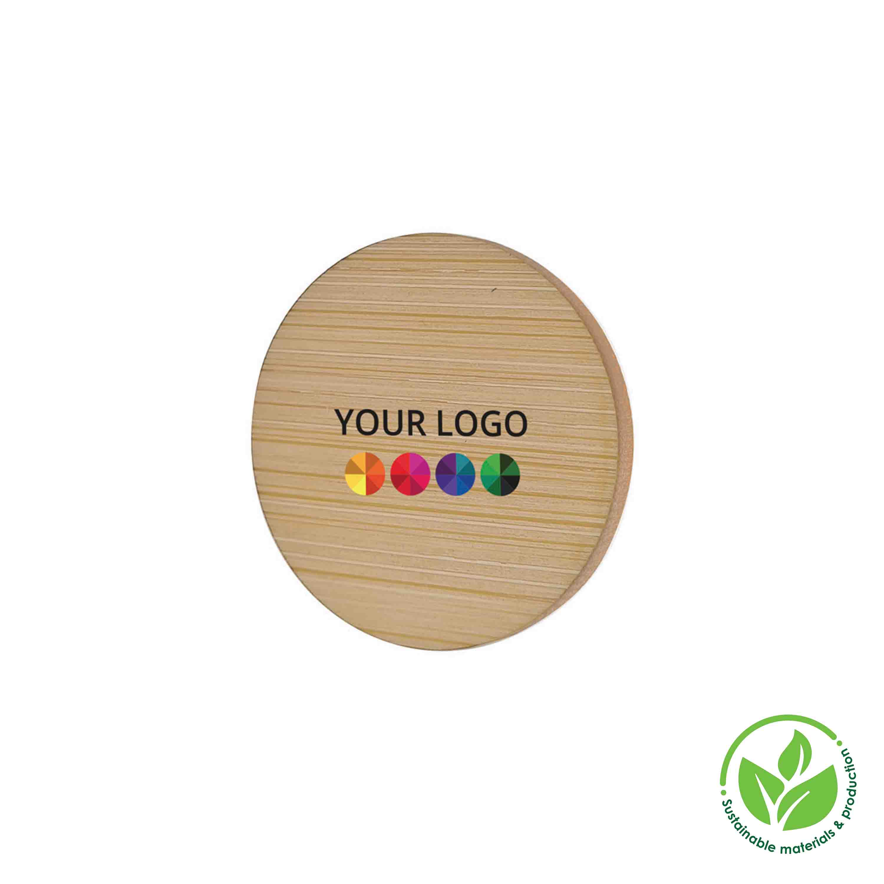 Badge Bamboo Rond Ø 40mm